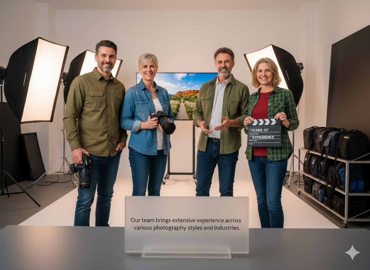 Experienced photography team